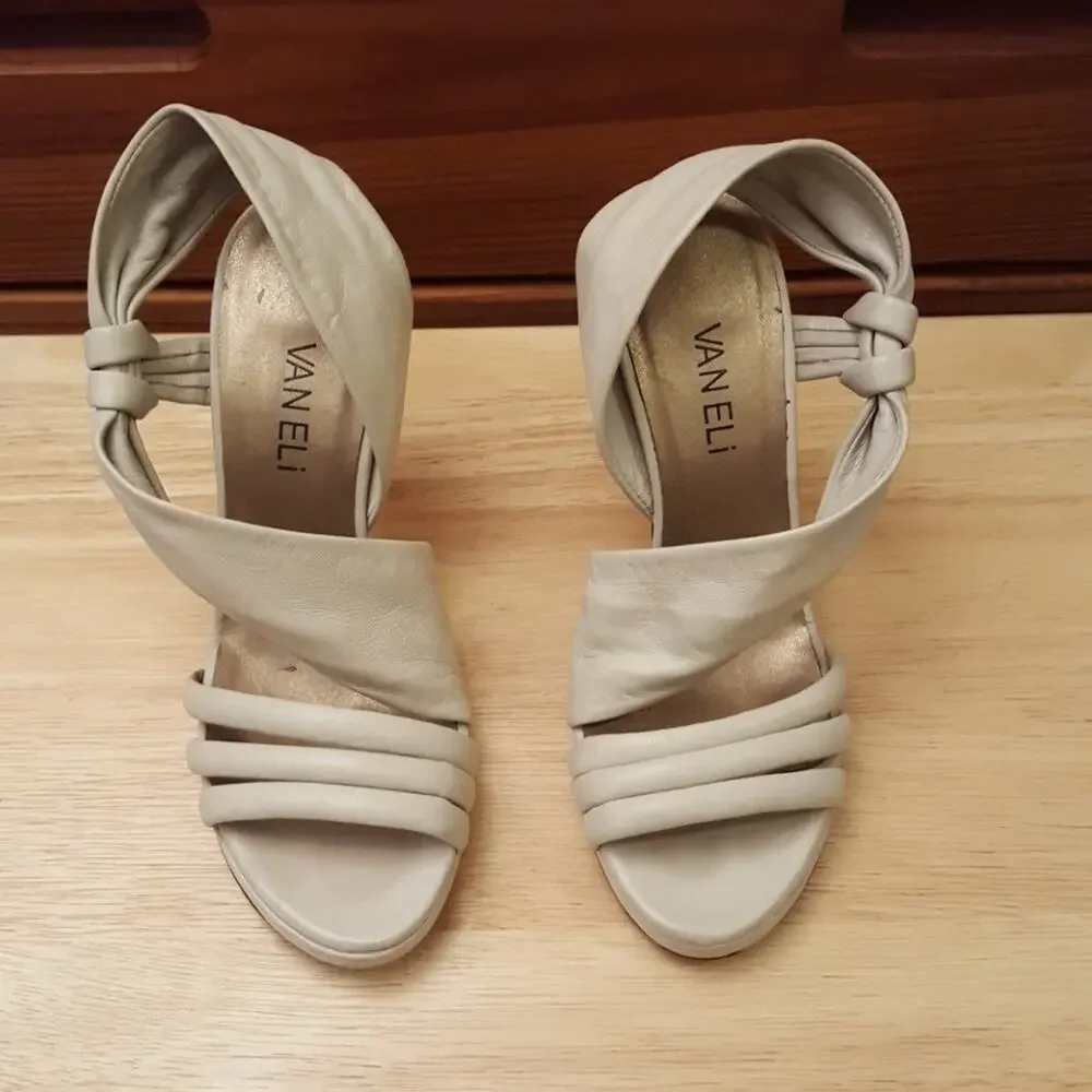 Van Eli Leather high heel Shoe - Size 5 1/2 - Picture 2 of 5